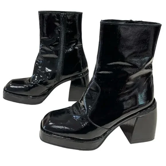 Final Price NEW Free People Ruby Shine Platform Bootie - Picture 3 of 11